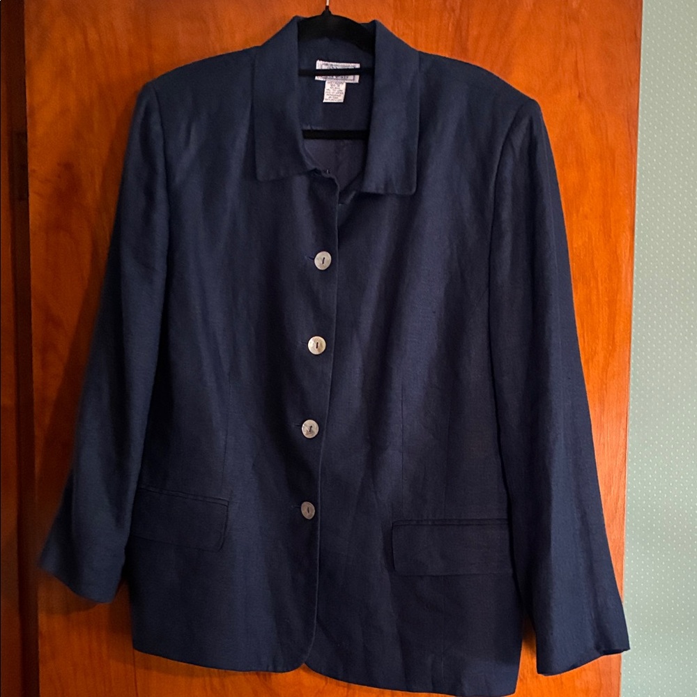 Jennifer Moore Linen Blazer